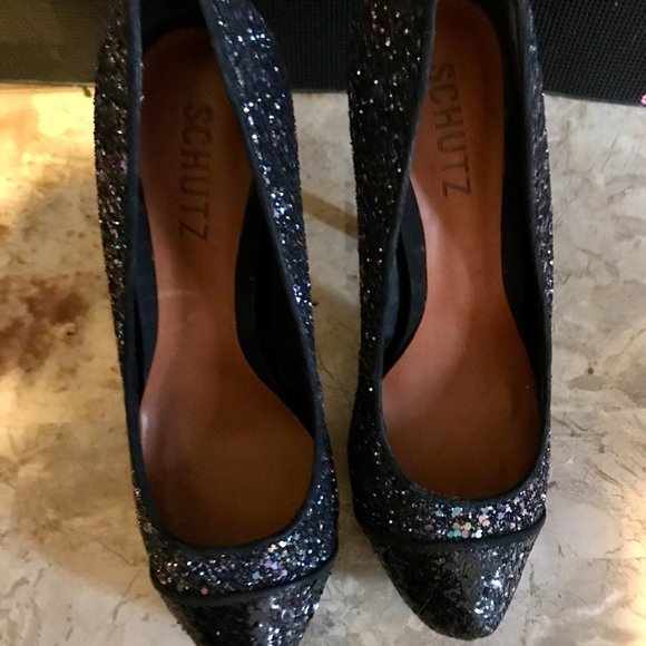Shultz Shiny Heels Sz 5 - Picture 11 of 16